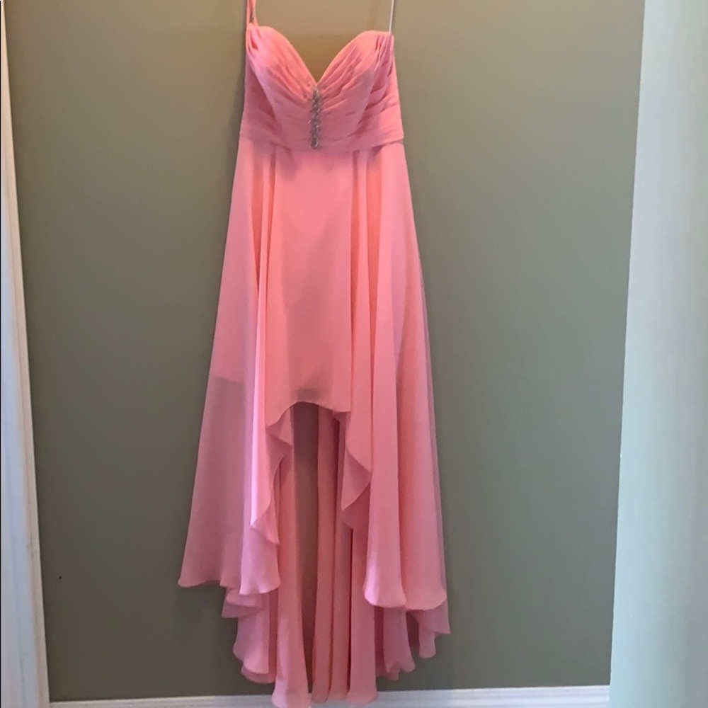 Beautiful high low prom dress